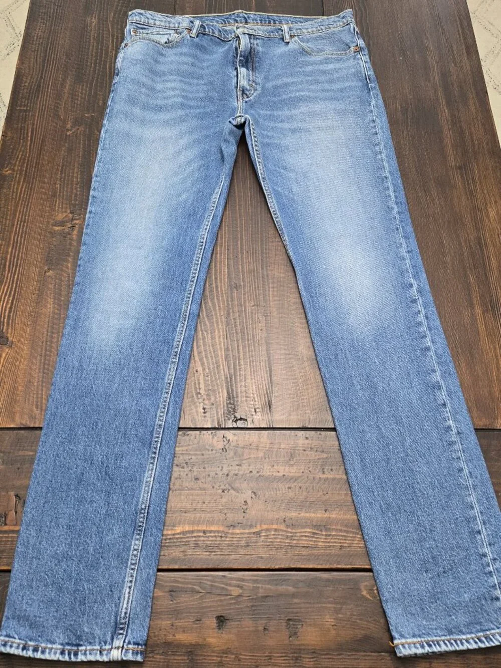 Levis 511 Mens Jeans 36x36 Fits 36x35 Slim Fit Straight Medium Wash Blue Denim